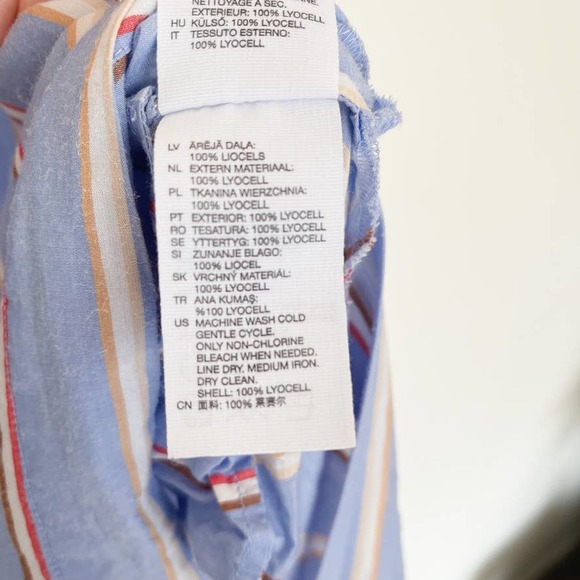 & Other Stories Striped Lyocell Shirt Dress - Picture 9 of 10